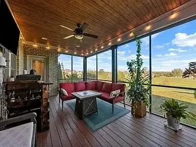 Screened Porch Addition Remodeling project in Oklahoma City, OK