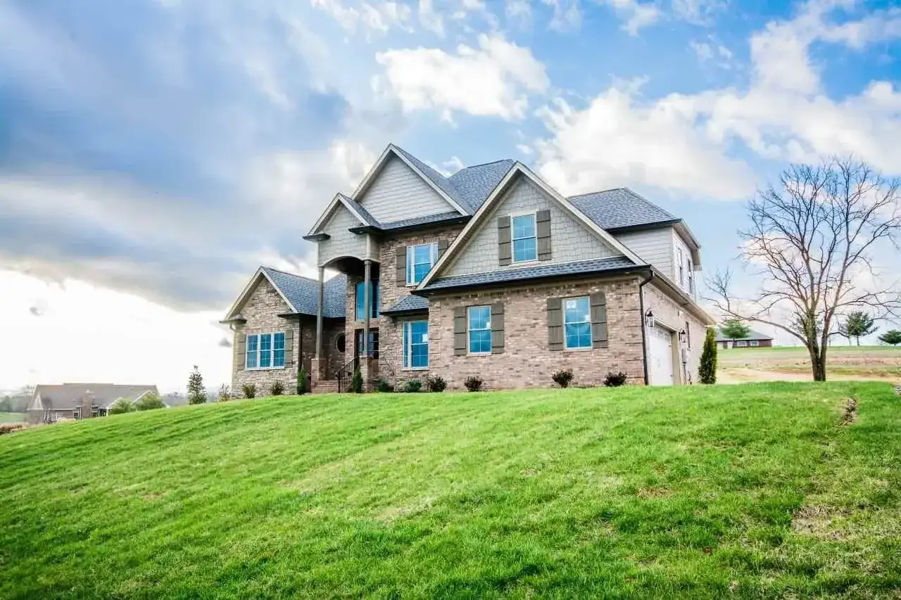Two Story Brick Home Roofing project in Oklahoma City, OK